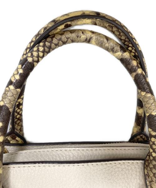 MICHAEL KORS（マイケルコース）MICHAEL KORS (マイケルコース) 2WAYバッグ アイボリーの古着・服飾アイテム