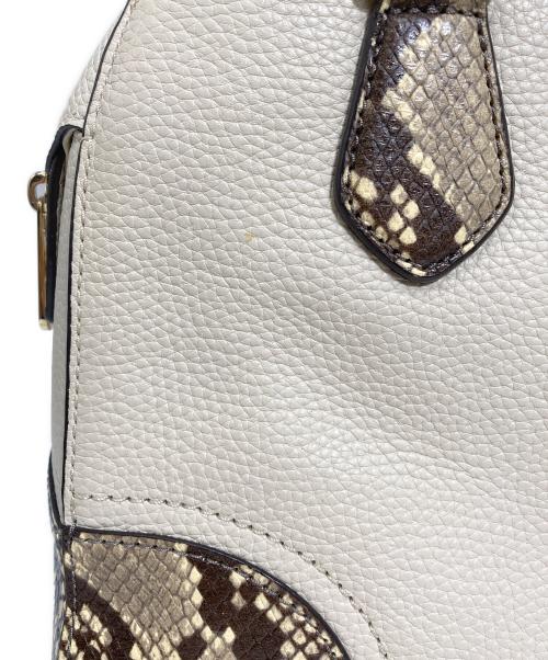 MICHAEL KORS（マイケルコース）MICHAEL KORS (マイケルコース) 2WAYバッグ アイボリーの古着・服飾アイテム