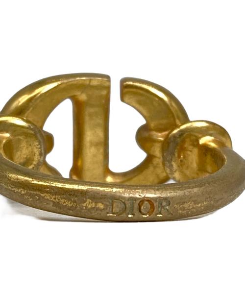 Dior（ディオール）Dior (ディオール) CD NAVY RING ゴールド サイズ:6号の古着・服飾アイテム
