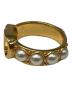 Dior (ディオール) 30モンテーニュパールロゴリング ゴールド サイズ:9号：18000円