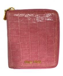 MIU MIU（ミュウミュウ）の古着「財布」｜ピンク