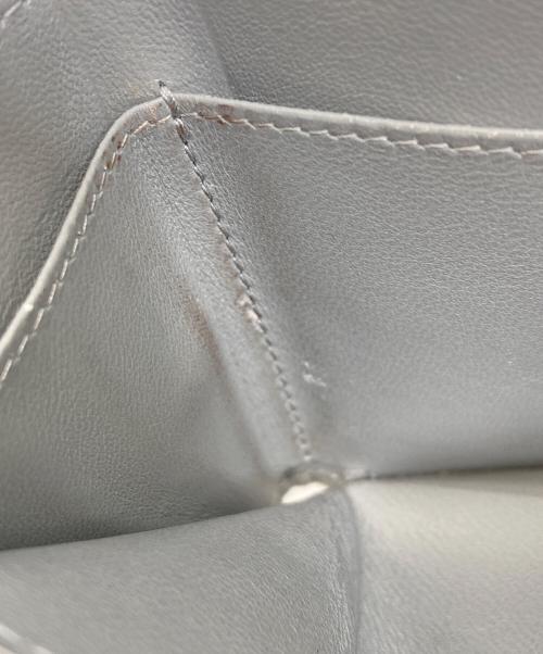 BALENCIAGA（バレンシアガ）BALENCIAGA (バレンシアガ) クラッシュコンパクトウォレット シルバーの古着・服飾アイテム