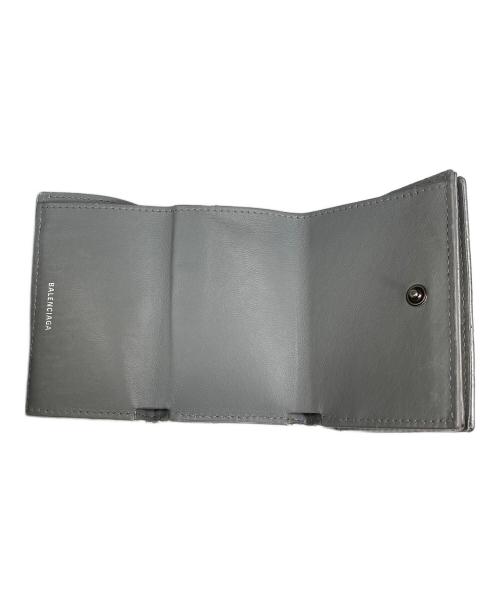 BALENCIAGA（バレンシアガ）BALENCIAGA (バレンシアガ) クラッシュコンパクトウォレット シルバーの古着・服飾アイテム