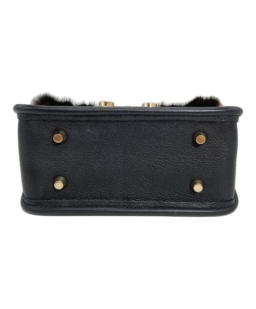 FURLA（フルラ）FURLA (フルラ) チェーンショルダーバッグ ブラックの古着・服飾アイテム