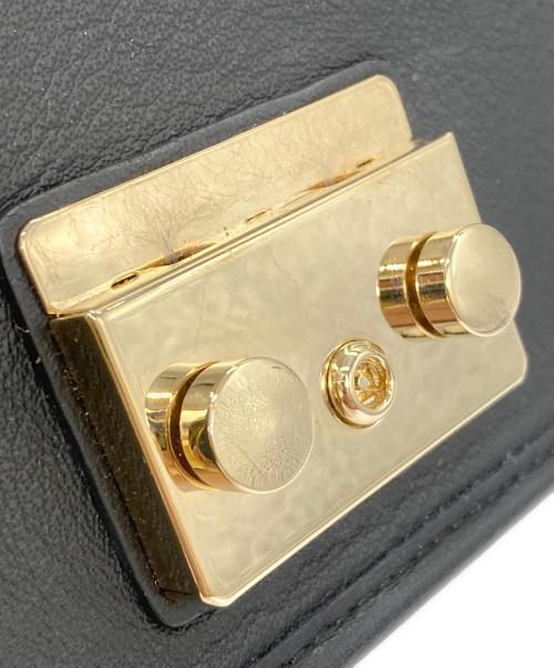FURLA（フルラ）FURLA (フルラ) チェーンショルダーバッグ ブラックの古着・服飾アイテム