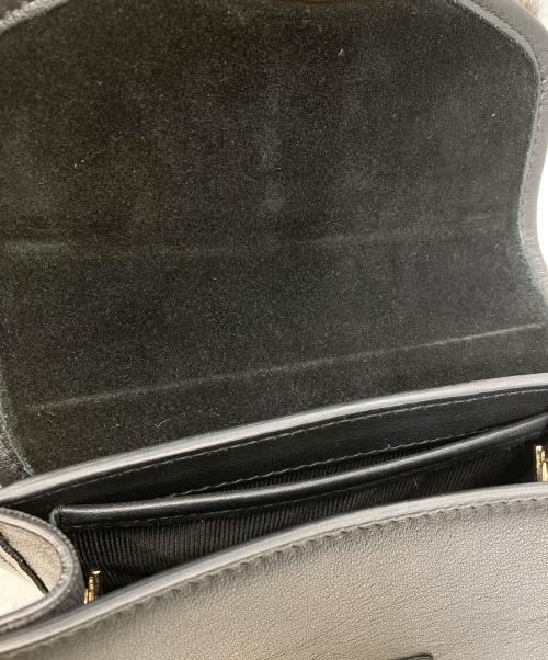 FURLA（フルラ）FURLA (フルラ) チェーンショルダーバッグ ブラックの古着・服飾アイテム