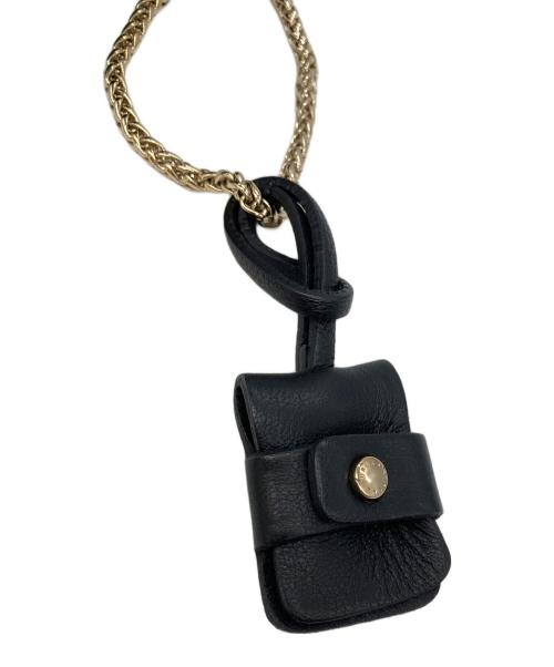 FURLA（フルラ）FURLA (フルラ) チェーンショルダーバッグ ブラックの古着・服飾アイテム