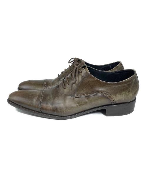 LANVIN COLLECTION（ランバンコレクション）LANVIN COLLECTION (ランバンコレクション) レザーシューズ オリーブ サイズ:25の古着・服飾アイテム