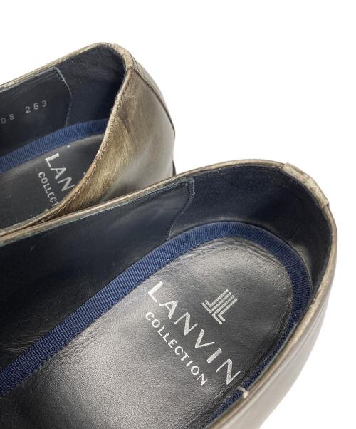 LANVIN COLLECTION（ランバンコレクション）LANVIN COLLECTION (ランバンコレクション) レザーシューズ オリーブ サイズ:25の古着・服飾アイテム