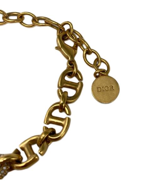Dior（ディオール）Dior (ディオール) CDチェーンブレスレット ゴールドの古着・服飾アイテム