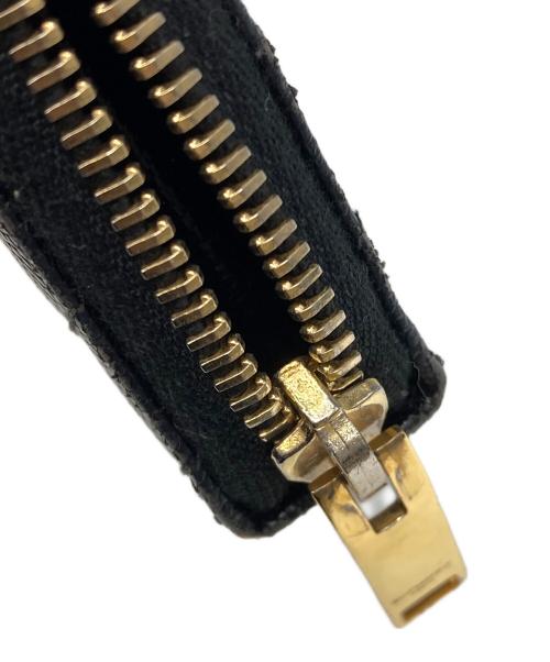 Saint Laurent Paris（サンローランパリ）Saint Laurent Paris (サンローランパリ) モノグラム フルジップウォレット ブラックの古着・服飾アイテム