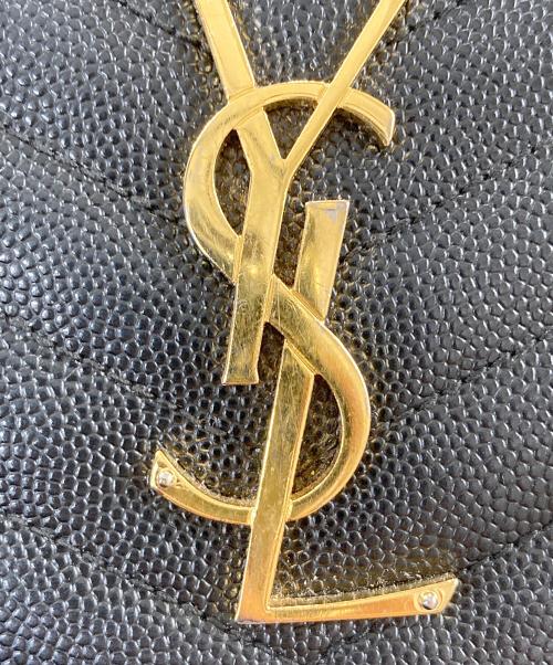 Saint Laurent Paris（サンローランパリ）Saint Laurent Paris (サンローランパリ) モノグラム フルジップウォレット ブラックの古着・服飾アイテム