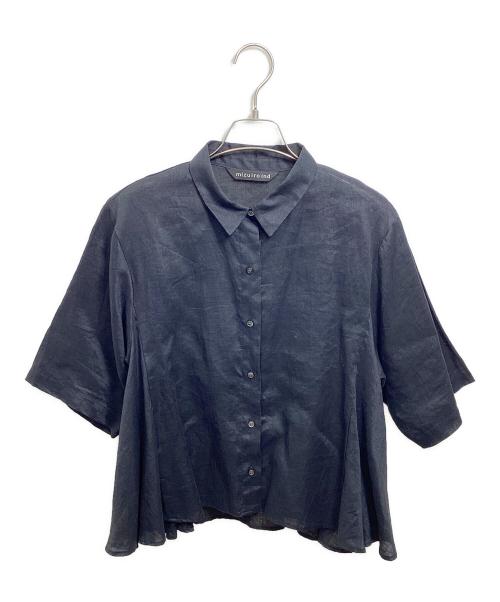 mizuiro-ind（ミズイロインド）mizuiro-ind (ミズイロインド) リネンシャツ グレー サイズ:表記なしの古着・服飾アイテム