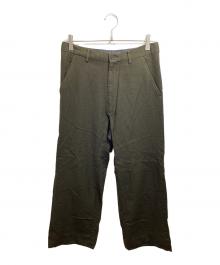 Y's for men（ワイズフォーメン）の古着「ウールパンツ」｜グリーン