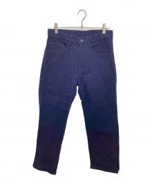 Y's for men（ワイズフォーメン）の古着「モールスキン5ポケットパンツ」｜ネイビー