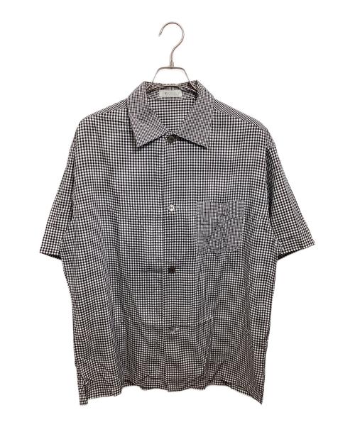 Y's for men（ワイズフォーメン）Y's for men (ワイズフォーメン) ギンガムチェック半袖シャツ ブラック サイズ:表記なしの古着・服飾アイテム