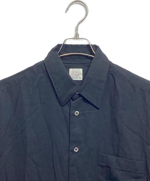 Yohji Yamamoto COSTUME D'HOMME（ヨウジヤマモトコスチュームドオム）YOHJI YAMAMOTO COSTUME D'HOMME (ヨウジヤマモトコスチュームドオム) ギャバジンシャツ ブラック サイズ:Mの古着・服飾アイテム