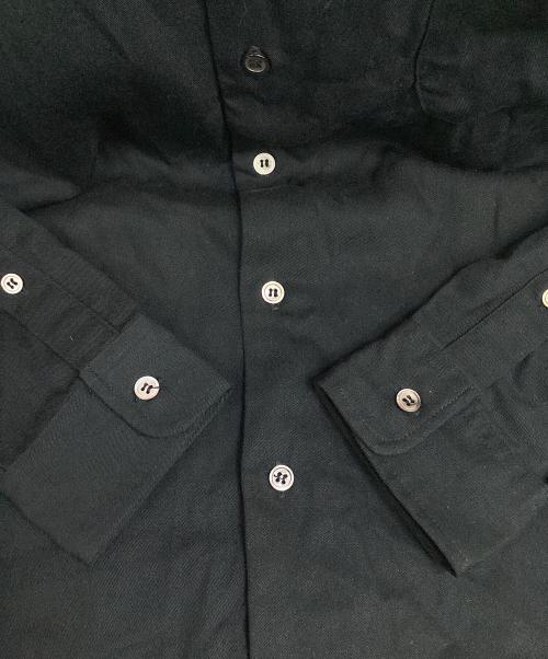 Yohji Yamamoto COSTUME D'HOMME（ヨウジヤマモトコスチュームドオム）YOHJI YAMAMOTO COSTUME D'HOMME (ヨウジヤマモトコスチュームドオム) ギャバジンシャツ ブラック サイズ:Mの古着・服飾アイテム
