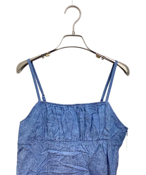 Hysteric Glamour（ヒステリックグラマー）Hysteric Glamour (ヒステリックグラマー) BEAR FLOWERジャカード キャミソールワンピース スカイブルー サイズ:M 未使用品の古着・服飾アイテム