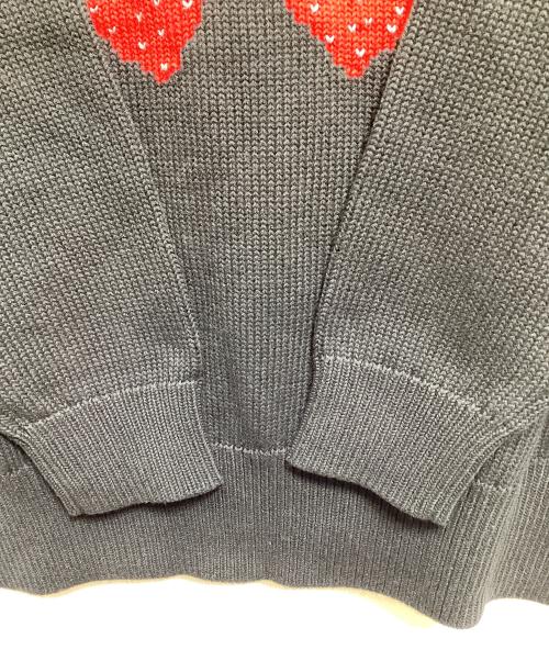 Hysteric Glamour（ヒステリックグラマー）Hysteric Glamour (ヒステリックグラマー) THE RABBIT ROAM編込プルオーバー ブラック サイズ:FREE 未使用品の古着・服飾アイテム