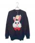 Hysteric Glamour（ヒステリックグラマー）の古着「THE RABBIT ROAM編込プルオーバー」｜ブラック