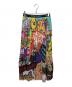 Hysteric Glamour（ヒステリックグラマー）の古着「SUMMER OF 70s柄 ランダムプリーツスカート」｜ブラック