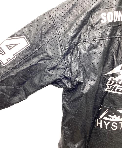 Hysteric Glamour（ヒステリックグラマー）Hysteric Glamour (ヒステリックグラマー) ラムレザーオーバーサイズブルゾン ブラック サイズ:FREE 未使用品の古着・服飾アイテム