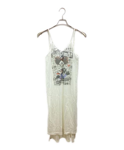 Hysteric Glamour（ヒステリックグラマー）Hysteric Glamour (ヒステリックグラマー) キャミワンピース ホワイト サイズ:FREEの古着・服飾アイテム
