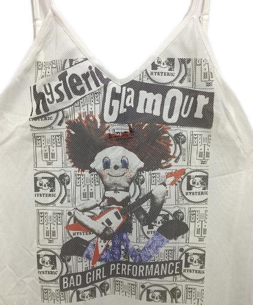 Hysteric Glamour（ヒステリックグラマー）Hysteric Glamour (ヒステリックグラマー) キャミワンピース ホワイト サイズ:FREEの古着・服飾アイテム