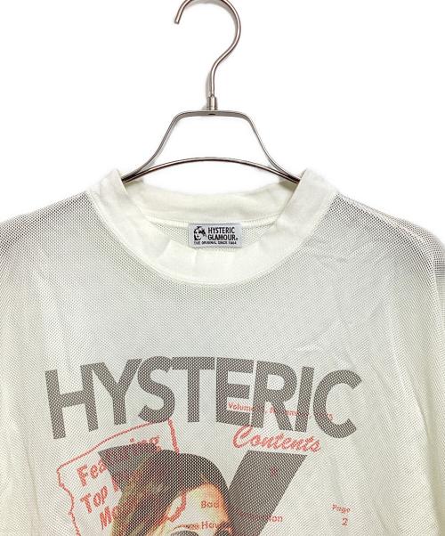 Hysteric Glamour（ヒステリックグラマー）Hysteric Glamour (ヒステリックグラマー) HYS COOPER オーバーサイズTシャツ ホワイト サイズ:FREEの古着・服飾アイテム