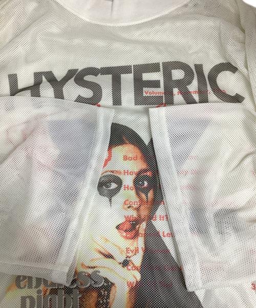 Hysteric Glamour（ヒステリックグラマー）Hysteric Glamour (ヒステリックグラマー) HYS COOPER オーバーサイズTシャツ ホワイト サイズ:FREEの古着・服飾アイテム