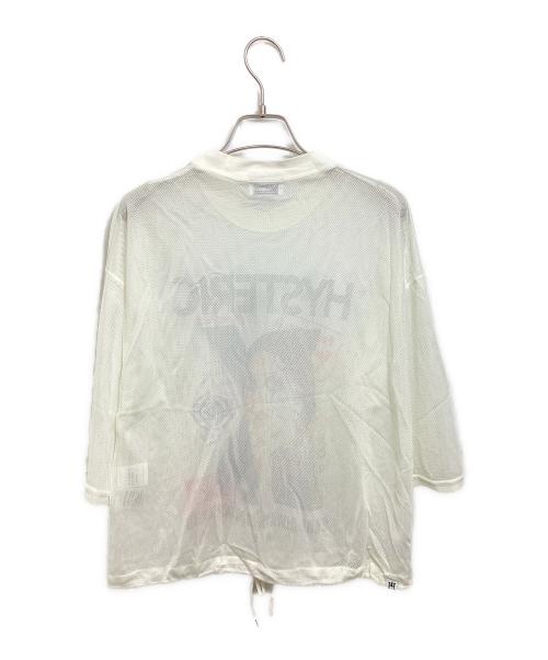 Hysteric Glamour（ヒステリックグラマー）Hysteric Glamour (ヒステリックグラマー) HYS COOPER オーバーサイズTシャツ ホワイト サイズ:FREEの古着・服飾アイテム