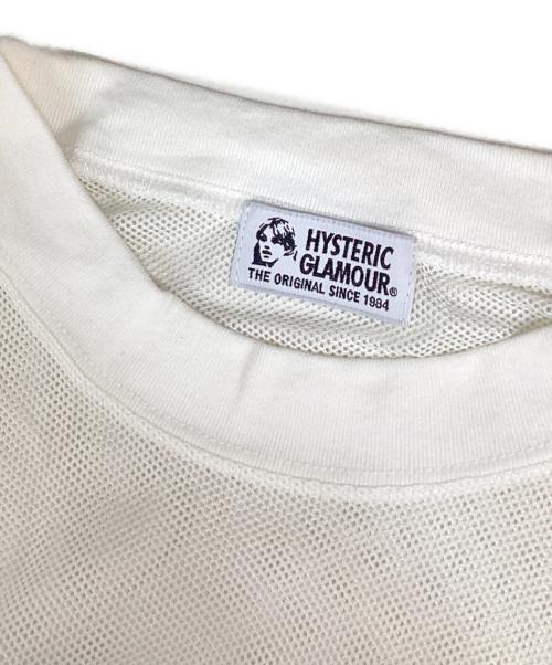 Hysteric Glamour（ヒステリックグラマー）Hysteric Glamour (ヒステリックグラマー) HYS COOPER オーバーサイズTシャツ ホワイト サイズ:FREEの古着・服飾アイテム