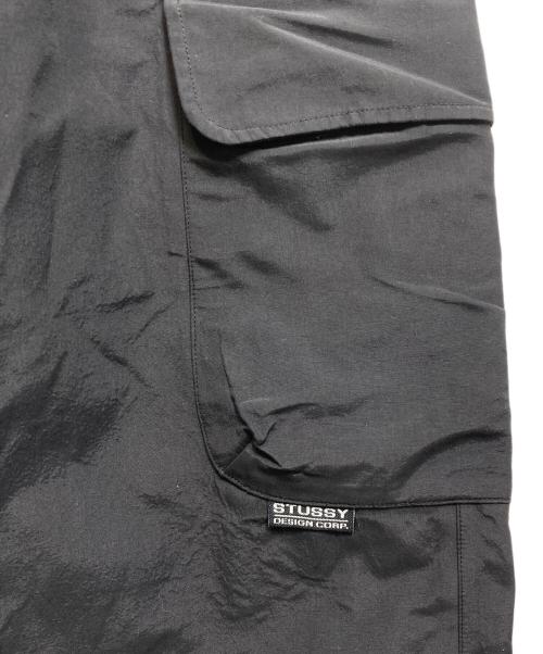 stussy（ステューシー）stussy (ステューシー) SOLID TAPED SEAM CARGO PANT ブラック サイズ:Sの古着・服飾アイテム