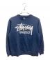stussy（ステューシー）の古着「プリントスウェット」｜ネイビー