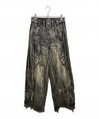 PERSONSOULパーソンソウル）の古着「Graffiti Jeans」｜ブラック