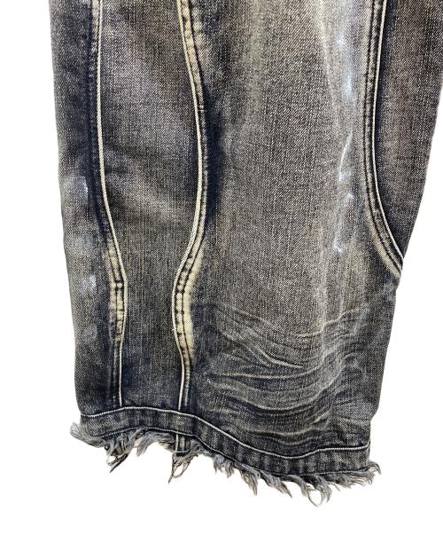 PERSONSOUL（パーソンソウル）PERSONSOUL (パーソンソウル) Graffiti Jeans ブラック サイズ:Sの古着・服飾アイテム