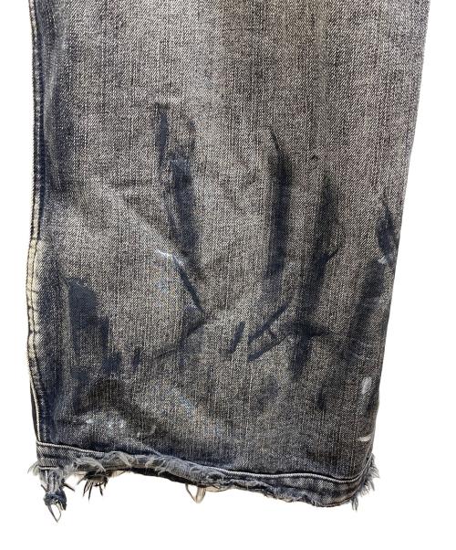 PERSONSOUL（パーソンソウル）PERSONSOUL (パーソンソウル) Graffiti Jeans ブラック サイズ:Sの古着・服飾アイテム