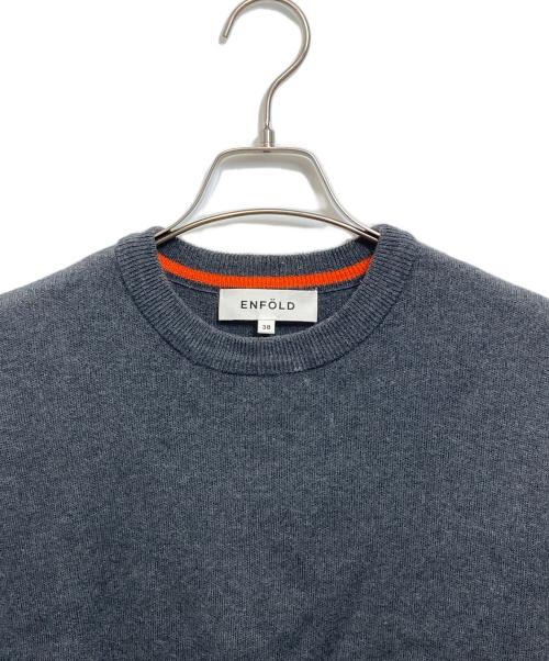 ENFOLD（エンフォルド）ENFOLD (エンフォルド) CASH TOUCH BOX プルオーバー グレー サイズ:38の古着・服飾アイテム