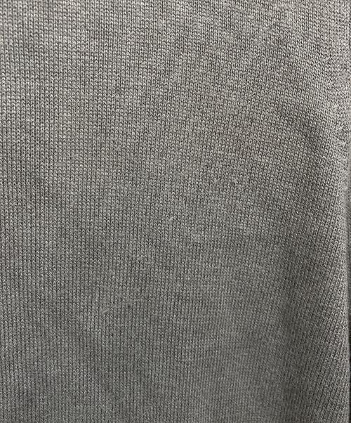 TOMORROW LAND tricot（トゥモローランド トリコ）TOMORROW LAND tricot (トゥモローランド トリコ) シルクコットン ニットポロシャツ グレー サイズ:Mの古着・服飾アイテム