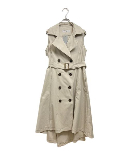 sheller（シェリエ）sheller (シェリエ) トレンチドレスワンピース グレージュ サイズ:F 未使用品の古着・服飾アイテム