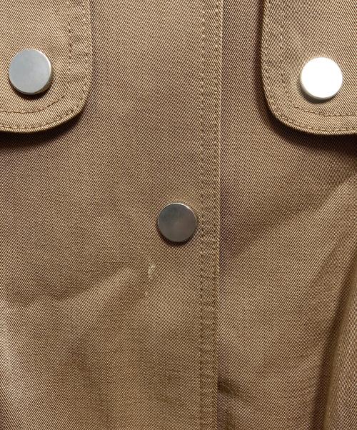 Diagram（ダイアグラム）Diagram (ダイアグラム) シャンブレーノースリーブワンピース ブラウン サイズ:38の古着・服飾アイテム