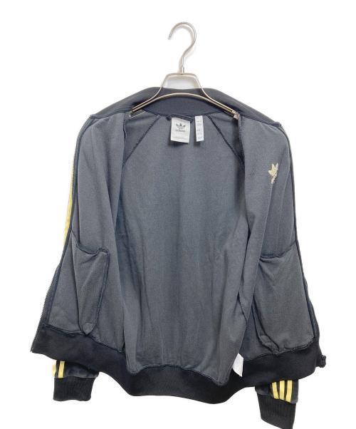 adidas（アディダス）adidas (アディダス) ベロアトラックジャケット ブラック サイズ:Sの古着・服飾アイテム