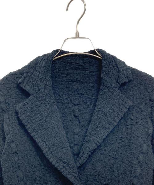 me ISSEY MIYAKE（ミーイッセイ ミヤケ）me ISSEY MIYAKE (ミーイッセイ ミヤケ) CAULIFLOWER JACKET ブラック サイズ:表記なしの古着・服飾アイテム