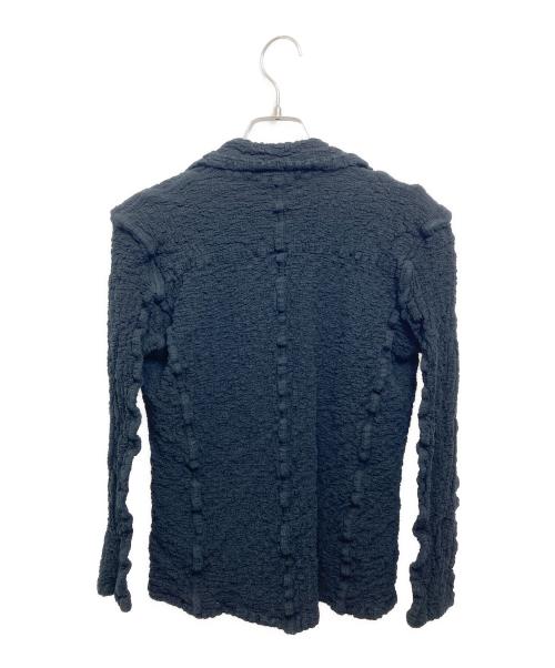 me ISSEY MIYAKE（ミーイッセイ ミヤケ）me ISSEY MIYAKE (ミーイッセイ ミヤケ) CAULIFLOWER JACKET ブラック サイズ:表記なしの古着・服飾アイテム