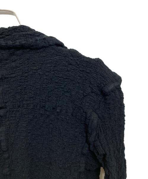 me ISSEY MIYAKE（ミーイッセイ ミヤケ）me ISSEY MIYAKE (ミーイッセイ ミヤケ) CAULIFLOWER JACKET ブラック サイズ:表記なしの古着・服飾アイテム
