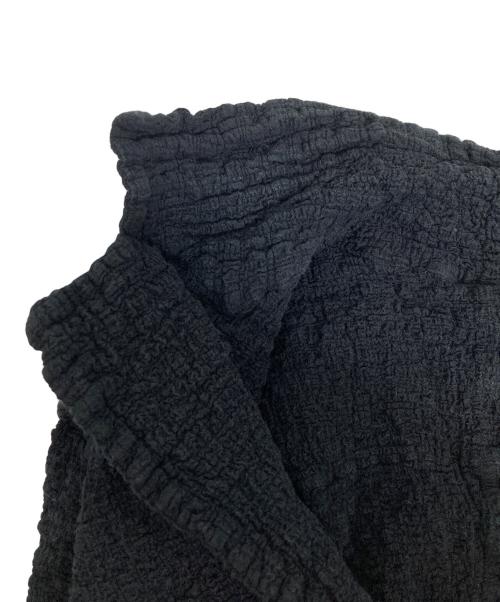me ISSEY MIYAKE（ミーイッセイ ミヤケ）me ISSEY MIYAKE (ミーイッセイ ミヤケ) CAULIFLOWER JACKET ブラック サイズ:表記なしの古着・服飾アイテム