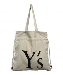 Y's（ワイズ）の古着「2WAYキャンバストートバッグ」｜アイボリー