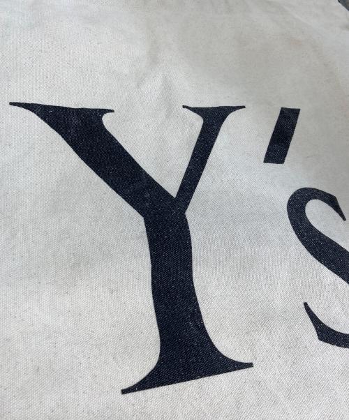 Y's（ワイズ）Y's (ワイズ) 2WAYキャンバストートバッグ アイボリーの古着・服飾アイテム