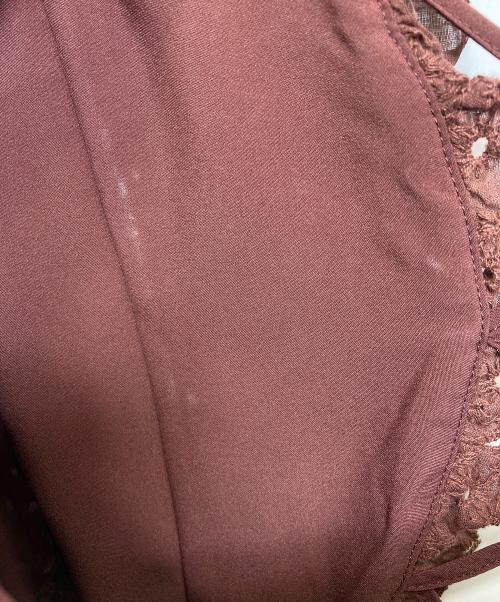 COCODEAL（ココディール）COCODEAL (ココディール) バックシャンエンブロイダリーワンピース ブラウン サイズ:1の古着・服飾アイテム